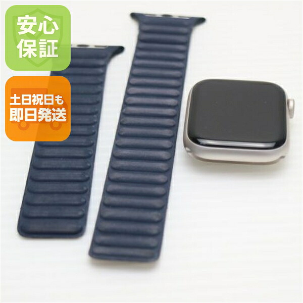 【中古】新品同様 Apple Watch SE 3 44mm GPS スターライト Watch Apple 安心保証 即日発送 土日祝発送OK｜エムティーエム
