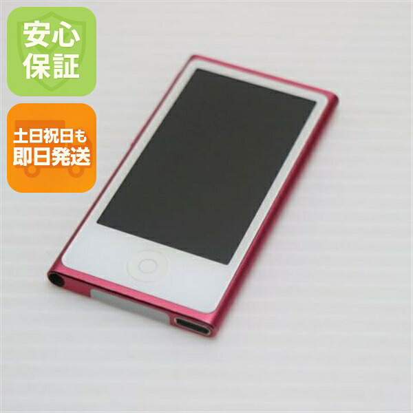 【中古】 美品 iPod nano 第7時人 16GB さくら色 楽になること引きうける 即日送りとどける MD475J/A MD475J/A Apple 本体 週末祝送りとどける聞き入れる