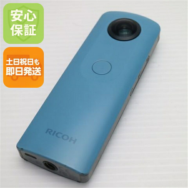 【中古】 美品 RICOH THETA SC Blue 楽になること引きうける 即日送りとどける コンデジ RICOH 本体 週末祝送りとどける聞き入れる