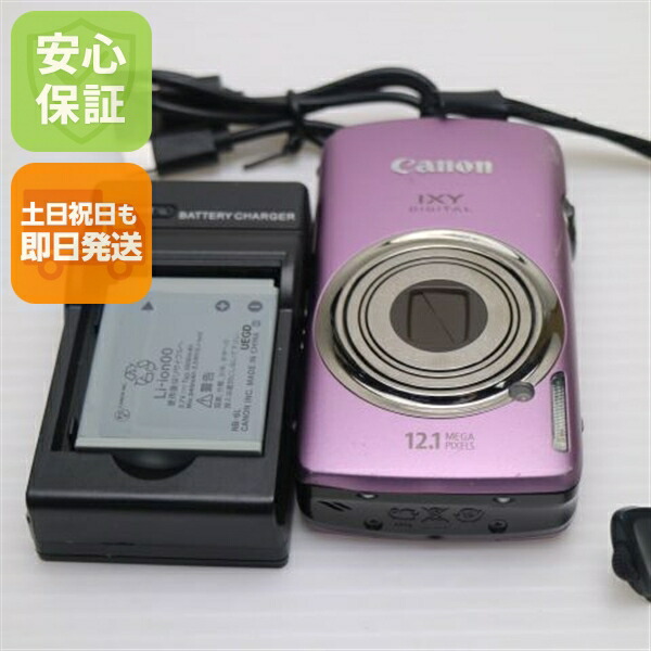 【中古】 良品中古 IXY DIGITAL 930 IS パープル 楽になること引き受ける 即日送りとどける Canon ディジカメ デジタル写真機 本体 週末祝送りとどける聞き入れる