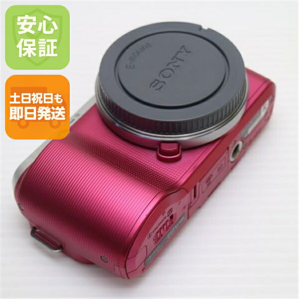 【中古】 美品 NEX-C3 サクラ色 上半身 楽になること引き受ける 即日送りとどける SONY デジタル一眼 本体 週末祝送りとどける聞き入れる