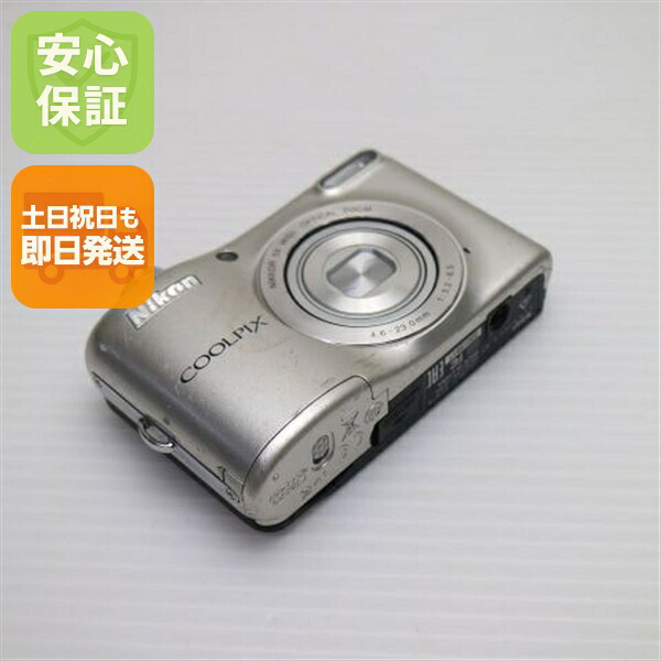 【中古】 良品中古 COOLPIX L32 シルバー 安心保証 即日発送 コンデジ Nikon 本体 土日祝発送OK|エムティーエム