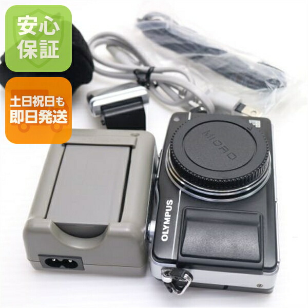 【中古】 超美品 E-PM2 黒いこと 上半身 楽になること引き受ける 即日送りとどける デジ1 Canon デジタル写真機 本体 週末祝送りとどける聞き入れる