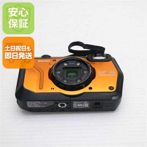 【中古】 美品 WG-6 オレンジ色 楽になること引き受ける 即日送りとどける 本体 コンパクトデジタルカメラ 週末祝送りとどける聞き入れる