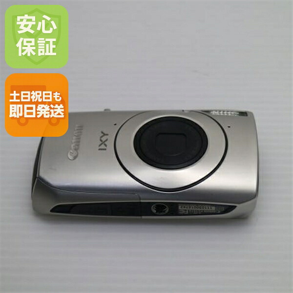 【中古】 超美品 IXY 30S シルバー 安心保証 即日発送 Canon デジカメ デジタルカメラ 本体 土日祝発送OK｜エムティーエム