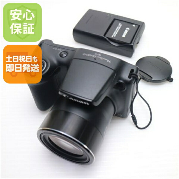 【中古】 超美品 PowerShot SX420 IS 黒いこと 楽になること引きうける 即日送りとどける コンデジ Canon 本体 週末祝送りとどける聞き入れる
