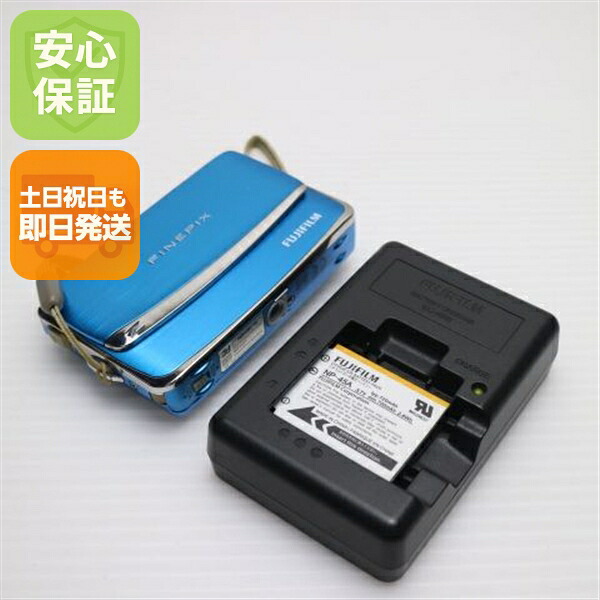 【中古】 美品 FinePix Z70 ブルー 安心保証 即日発送 FUJIFILM デジカメ デジタルカメラ 本体 土日祝発送OK｜エムティーエム