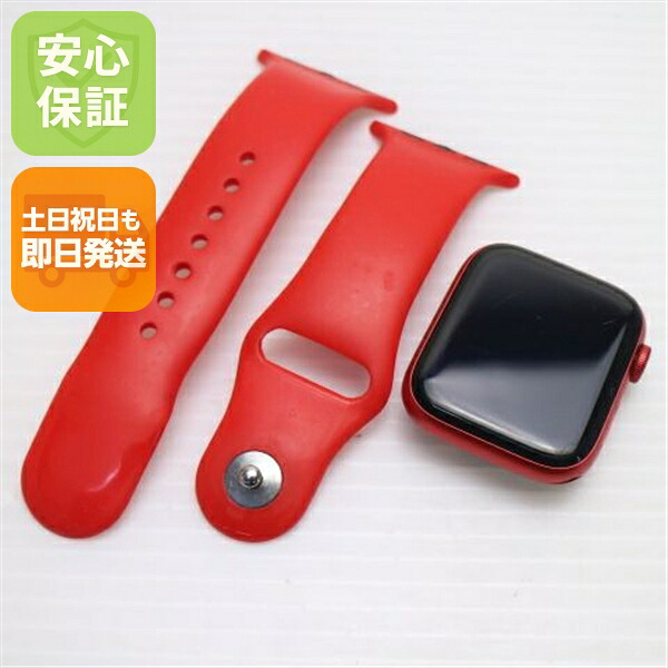 【中古】 美品 Apple Watch Series6 44粍 GPS+Cellular セルラー 赤いこと 安全性のある引き受ける 即日送りとどける Watch Apple 週末祝送りとどける差しゆるす