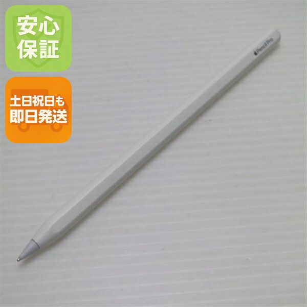【中古】超美品 Apple Pencil Pro 白いこと   Apple 楽になること引きうける 即日送りとどける 週末祝送りとどける聞き入れる