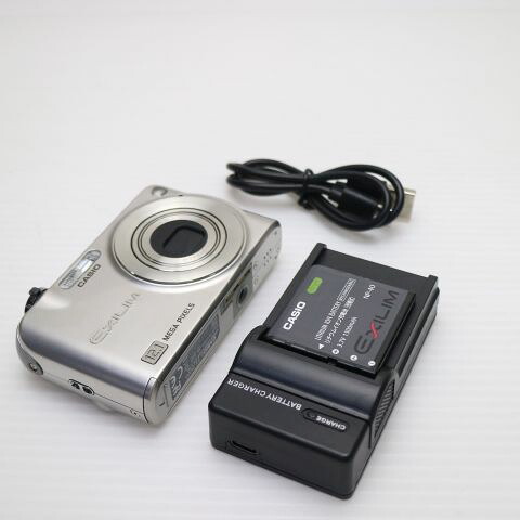 【中古】 超美品 EX-Z1200 しろがね色 楽になること引き受ける 即日送りとどける CASIO EXILIM ディジカメ 本体 週末祝送りとどける聞き入れる
