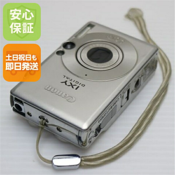 【中古】 美品 IXY DIGITAL 60 しろがね色 安全性のある引き請ける 即日送りとどける Canon ディジカメ デジタル写真機 本体 週末祝送りとどける聞き届ける