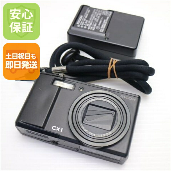 【中古】 美品 RICOH CX1 黒いこと 楽になること引き受ける 即日送りとどける RICOH ディジカメ デジタル写真機 本体 週末祝送りとどける聞き入れる