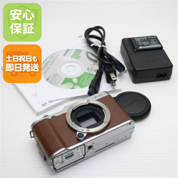 【中古】 美品 FUJIFILM X-A1 赤銅色 楽になること引き請ける 即日送りとどける 鏡鑑受け答え一眼 FUJIFILM 本体 週末祝送りとどける聞き入れる