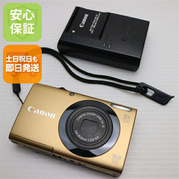 【中古】 新品負けず劣らず PowerShot A3400 IS ゴールド 楽になること引きうける 即日送りとどける ディジカメ Canon デジタル写真機 本体 週末祝送りとどける聞き入れる