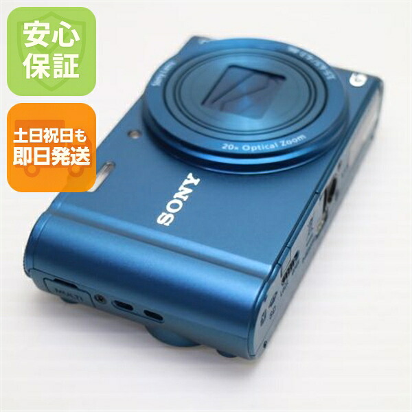 【中古】 超美品 DSC-WX300 Cyber-shot 青碧 楽になること引きうける 即日送りとどける ディジカメ SONY 本体 週末祝送りとどける聞き入れる