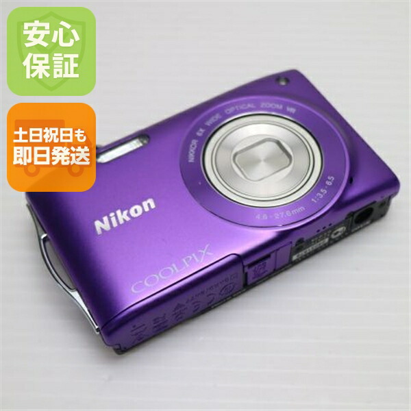 【中古】 超美品 COOLPIX S3300 ラベンダーパープル 楽になること引き受ける 即日送りとどける ディジカメ Nikon デジタル写真機 本体 週末祝送りとどける聞き入れる