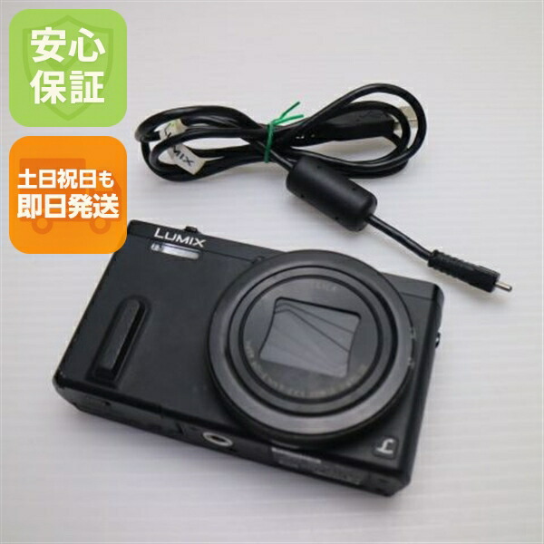 【中古】 美品 DMC-TZ60 黒いこと 楽になること引きうける 即日送りとどける ディジカメ Panasonic 本体 週末祝送りとどける聞き入れる