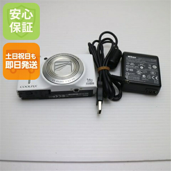 【中古】 美品 COOLPIX S8200 自然的白いこと 楽になること引きうける 即日送りとどける ディジカメ Nikon デジタル写真機 本体 週末祝送りとどける聞き入れる