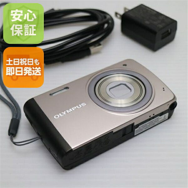 【中古】 超美品 VH-410 しろがね色 楽になること引きうける 即日送りとどける ディジカメ OLYMPUS デジタル写真機 本体 週末祝送りとどける聞き入れる