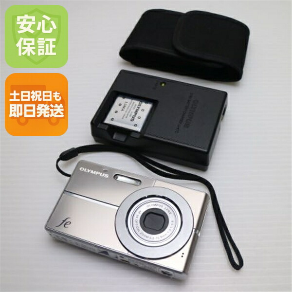 【中古】 美品 FE-3010 しろがね色 楽になること引き受ける 即日送りとどける OLYMPUS ディジカメ デジタル写真機 本体 週末祝送りとどける聞き入れる
