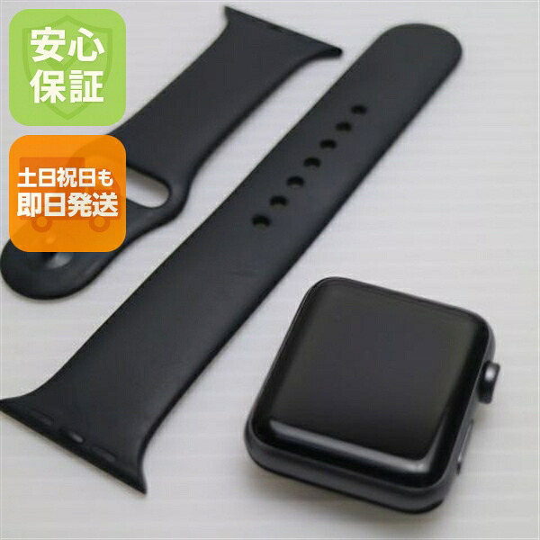 【中古】 美品 Apple Watch series3 42粍 GPS+Cellular セルラーモデル 間隔文字薄墨色  楽になること引きうける 即日送りとどける  Apple 中古本体  中古 週末祝送りとどける聞き入れる