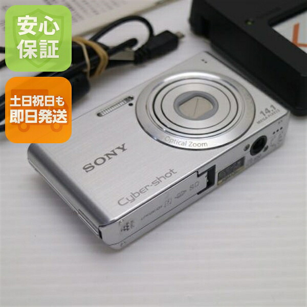 【中古】 超美品 DSC-W610 しろがね色 安全性のある引き請ける 即日送りとどける ディジカメ SONY デジタル写真機 本体 週末祝送りとどける聞き届ける
