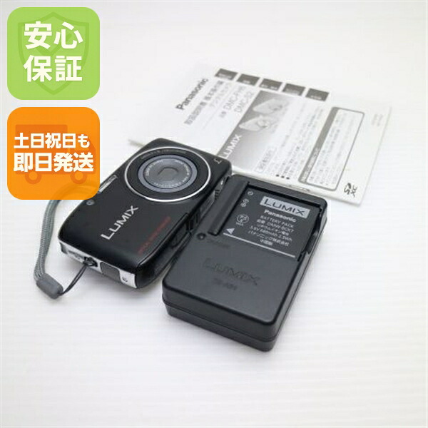 【中古】 超美品 DMC-S2 黒いこと 楽になること引き受ける 即日送りとどける ディジカメ Panasonic デジタル写真機 本体 週末祝送りとどける聞き入れる