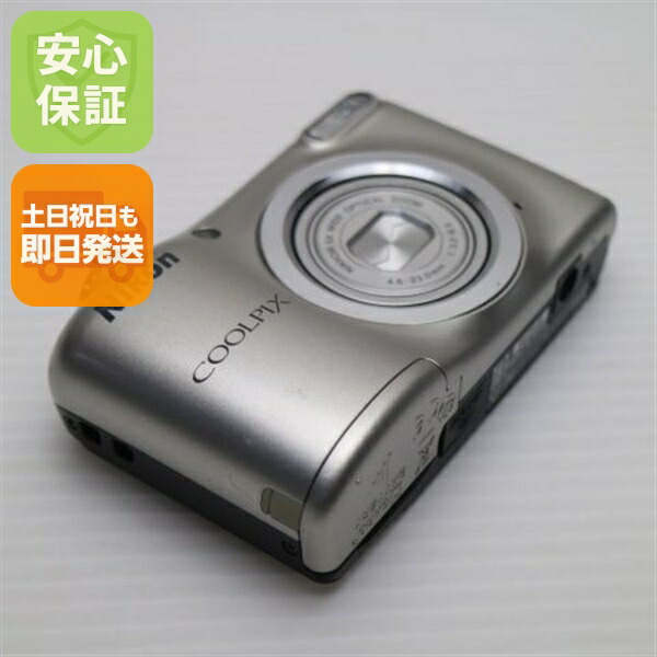【中古】 美品 COOLPIX A10 しろがね色 楽になること引き受ける 即日送りとどける コンデジ Nikon 本体 週末祝送りとどける聞き入れる
