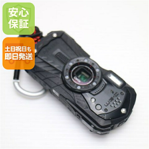 【中古】 美品 WG-2 オール黒いこと 楽になること引きうける 即日送りとどける ディジカメ PENTAX デジタル写真機 本体 週末祝送りとどける聞き入れる