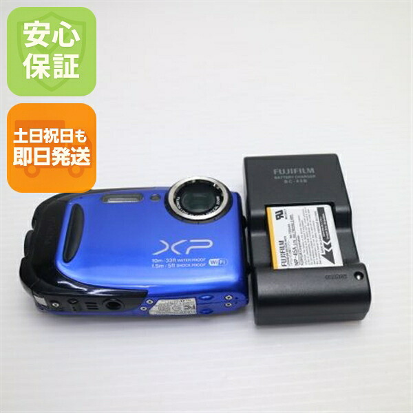【中古】 良品中古 FinePix XP70 青色 楽になること引き受ける 即日送りとどける ディジカメ FUJIFILM 本体 週末祝送りとどける聞き入れる