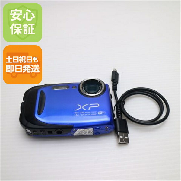 【中古】 超美品 FinePix XP70 青色 楽になること引き受ける 即日送りとどける ディジカメ FUJIFILM 本体 週末祝送りとどける聞き入れる