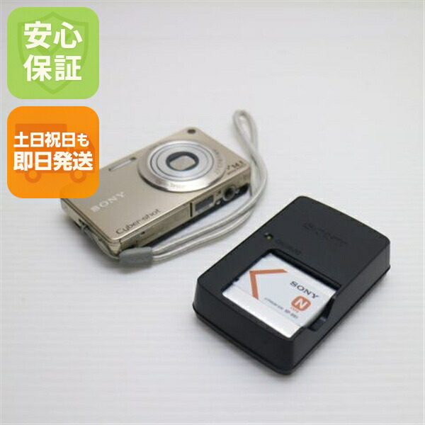 【中古】 超美品 Cyber-shot DSC-W350 ゴールド 楽になること引きうける 即日送りとどける SONY ディジカメ デジタル写真機 本体 週末祝送りとどける聞き入れる