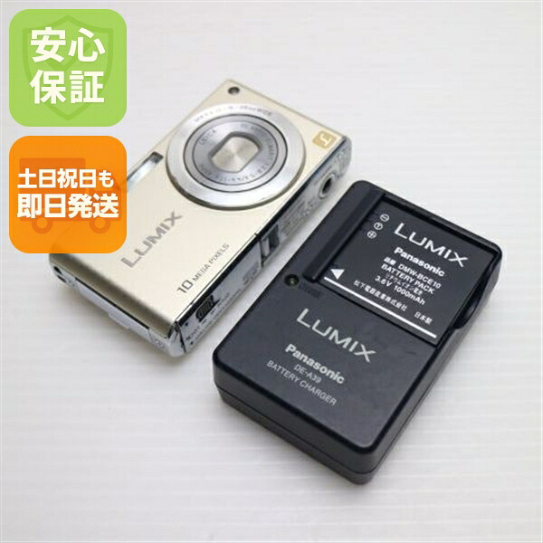 【中古】 超美品 DMC-FX35 グロスゴールド 楽になること引きうける 即日送りとどける Panasonic LUMIX ディジカメ 本体 週末祝送りとどける聞き入れる
