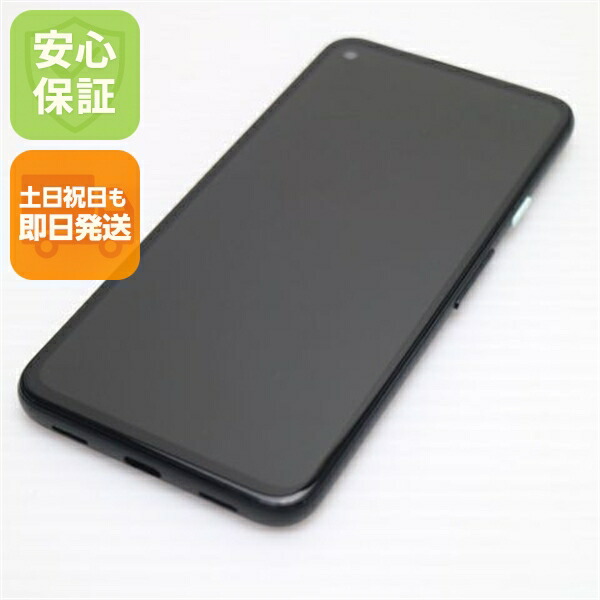 【中古】超美品 SoftBank Google Pixel 4a 128GB  ジャスト黒いこと スマホ 中古週末祝送りとどける 即日送りとどける