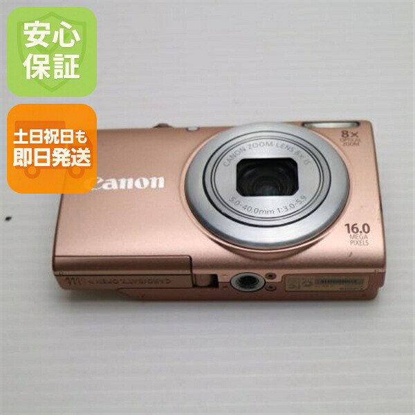 【中古】 中古 PowerShot A4000 IS サクラ色 即日送りとどける ディジカメ Canon デジタル写真機 本体 週末祝送りとどける聞き入れる