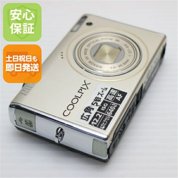 【中古】 超美品 COOLPIX S640 内燃機関しろがね色 楽になること引き受ける 即日送りとどける Nikon ディジカメ デジタル写真機 本体 週末祝送りとどける聞き入れる