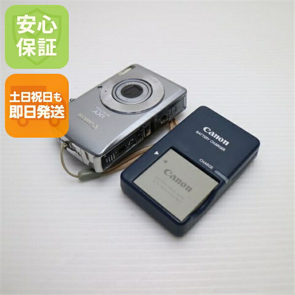 【中古】 美品 IXY DIGITAL 80 しろがね色 楽になること引き受ける 即日送りとどける Canon ディジカメ デジタル写真機 本体 週末祝送りとどける聞き入れる