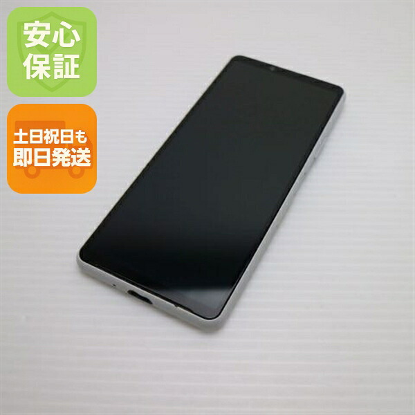 【中古】楽になること引き受ける 美品 Xperia 10 III SOG04 白いこと 白ROM 本体 即日送りとどける 週末祝送りとどける聞き入れる