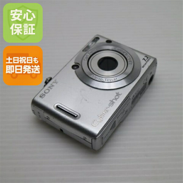 【中古】 美品 Cyber-shot DSC-W35 しろがね色 楽になること引き受ける 即日送りとどける SONY ディジカメ デジタル写真機 本体 週末祝送りとどける聞き入れる