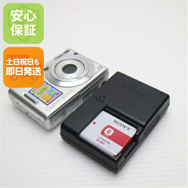 【中古】 美品 Cyber-shot DSC-W35 しろがね色 楽になること引き受ける 即日送りとどける SONY ディジカメ デジタル写真機 本体 週末祝送りとどける聞き入れる