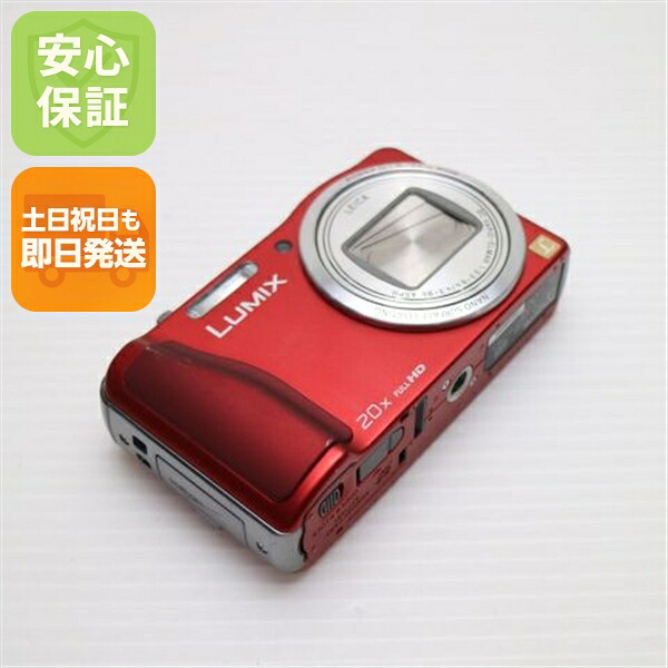 【中古】 美品 DMC-TZ30 レッド 安心保証 即日発送 デジカメ Panasonic デジタルカメラ 本体 土日祝発送OK|エムティーエム