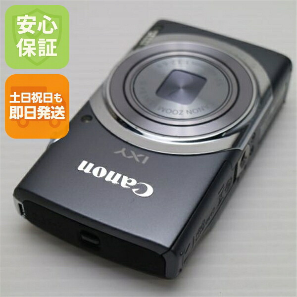 【中古】 超美品 IXY 130 グレー 安心保証 即日発送 デジカメ Canon 本体 土日祝発送OK|エムティーエム