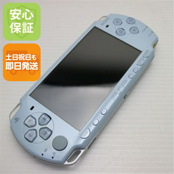 【中古】 美品 PSP-2000 フェリシア・ブルー 安心保証 即日発送 game SONY PlayStation Portable 本体 土日祝発送OK｜エムティーエム