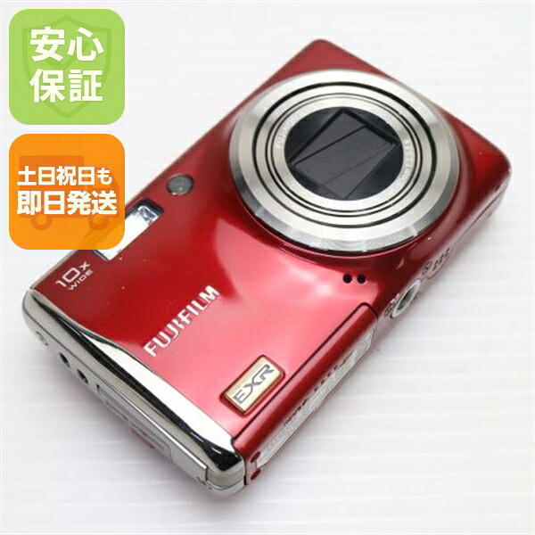 【中古】 美品 FinePix F80EXR レッド 安心保証 即日発送 FUJIFILM デジカメ デジタルカメラ 本体 土日祝発送OK|エムティーエム