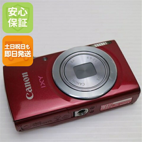 【中古】 美品 IXY 120 レッド 安心保証 即日発送 デジカメ Canon 本体 土日祝発送OK｜エムティーエム