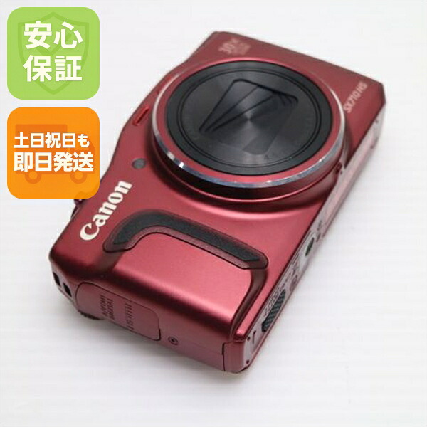 【中古】 美品 PowerShot SX710 HS レッド 安心保証 即日発送 コンデジ Canon 本体 土日祝発送OK｜エムティーエム