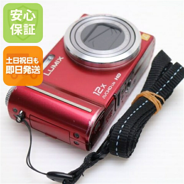 【中古】 中古 DMC-TZ7 レッド 即日発送 Panasonic LUMIX デジカメ 本体 土日祝発送OK｜エムティーエム