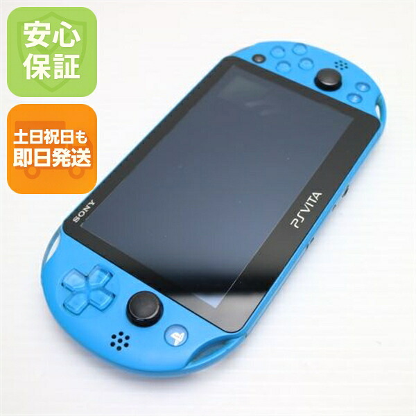 楽天市場】【中古】 新品同様 PCH-2000 PS VITA アクアブルー 安心保証