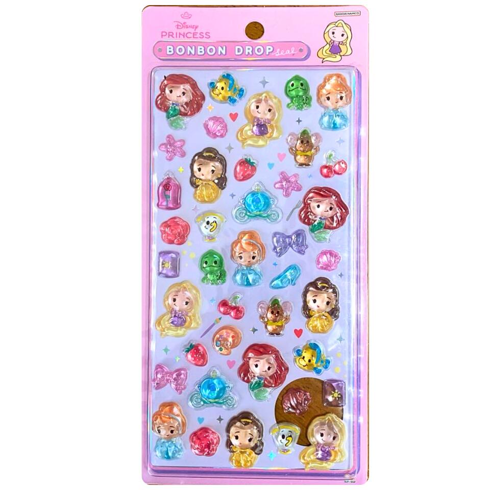 楽天市場】ディズニープリンセス プチドロップステッカー 25