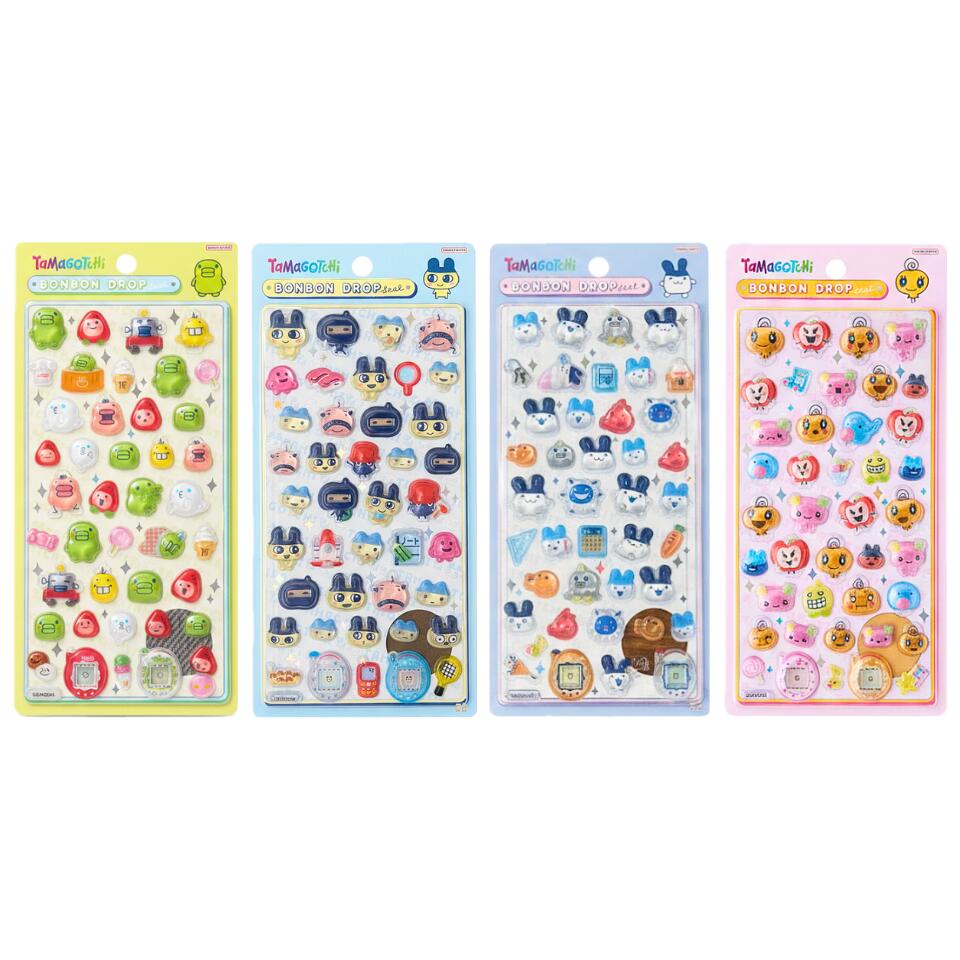 【正規品】【選択可能】たまごっち ボンボンドロップシール ステッカー ミニ mini BONBON DROP プチ ワンポイント 文房具 雑貨 グッズ かわいい|EKS shop